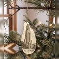 She's Choosing Pittsburgh Ornament | Etching-Inspired Linework | S950-O