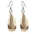 She's Choosing Pittsburgh Earrings | Etching-Inspired Linework | S950