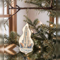 She's Choosing Pittsburgh Ornament | Sparse Pointillism | S951-O