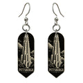 She's Choosing Pittsburgh Earrings | Scratchboard | S952