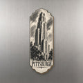 She's Choosing Pittsburgh Magnet | Charcoal Gesture | S953-M