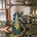 She's Choosing Pittsburgh Ornament | Cloisonné-Inspired Graphic | S958-O