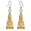 She's Choosing Pittsburgh Earrings | Typographic Illustration | S959