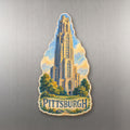 She's Choosing Pittsburgh Magnet | Colored Pencil over Gouache | S960-M