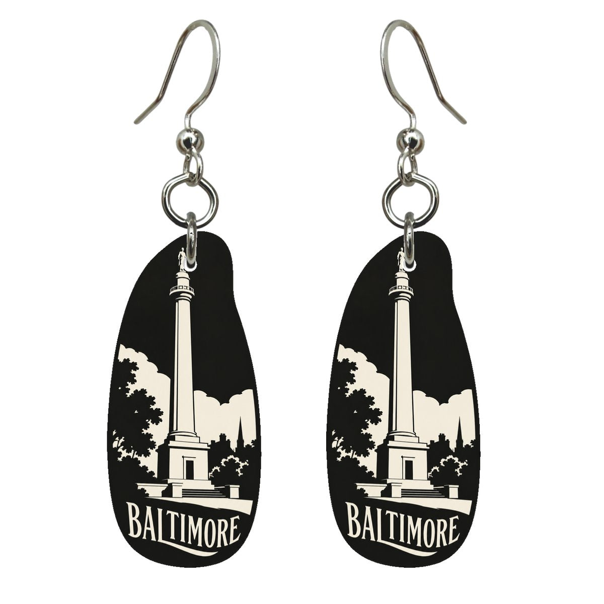 She's Choosing Baltimore Earrings | Notan | S964