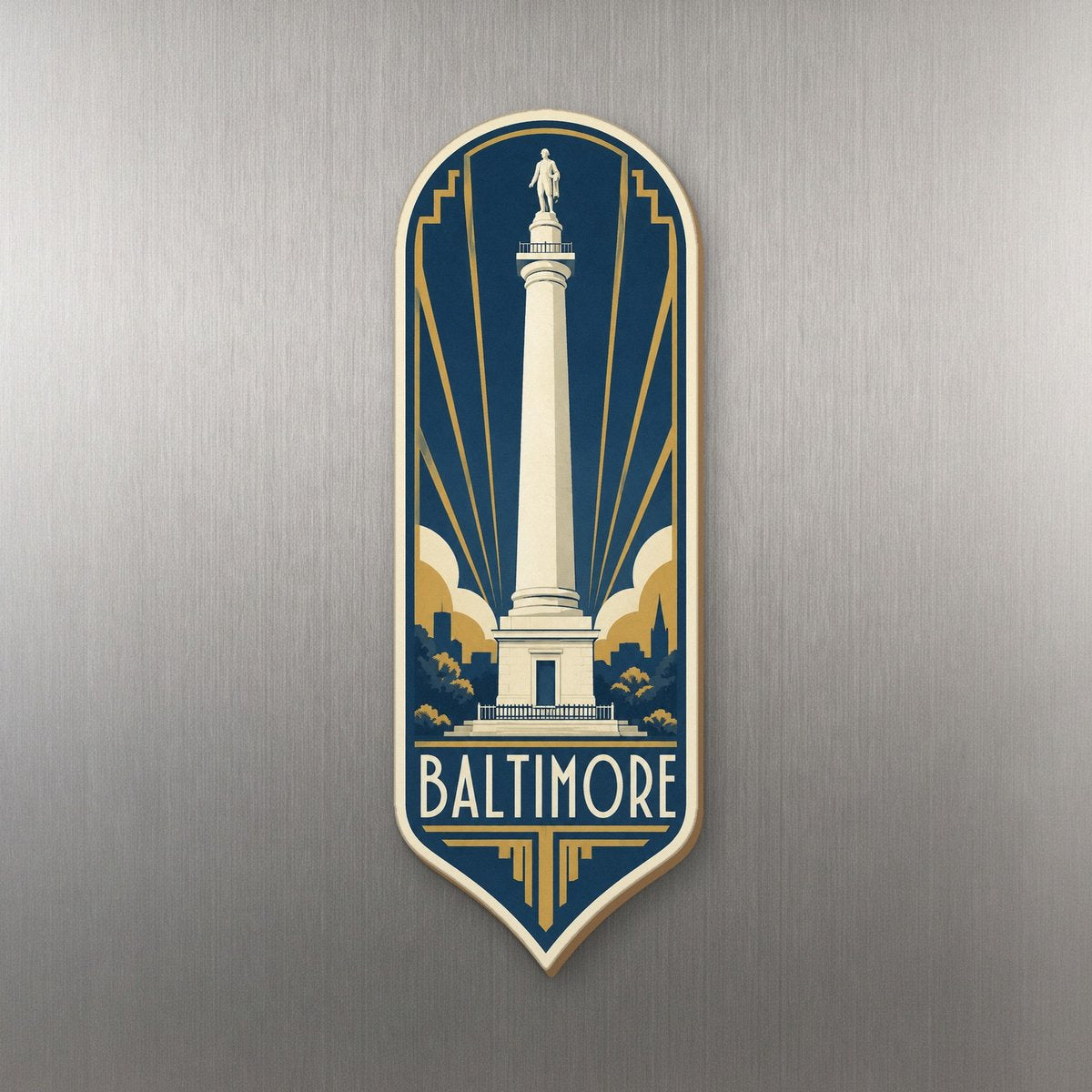 She's Choosing Baltimore Magnet | Art Deco | S965-M