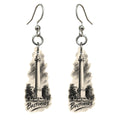 She's Choosing Baltimore Earrings | Charcoal Gesture | S971