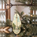 She's Choosing Baltimore Ornament | Pen and Watercolor Wash | S973-O