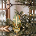 She's Choosing Baltimore Ornament | Naive Folk Painting | S974-O