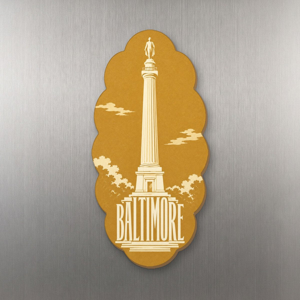 She's Choosing Baltimore Magnet | Typographic Illustration | S977-M