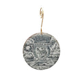 Mackinac Island Map Ornament #S979