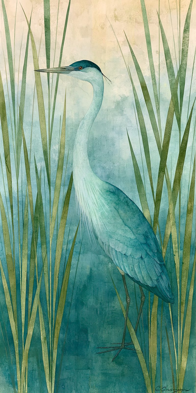 She's Choosing Georgia Earrings | Blue Heron Reeds