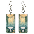 She's Choosing Georgia Earrings | Moonlit Garden Fountain