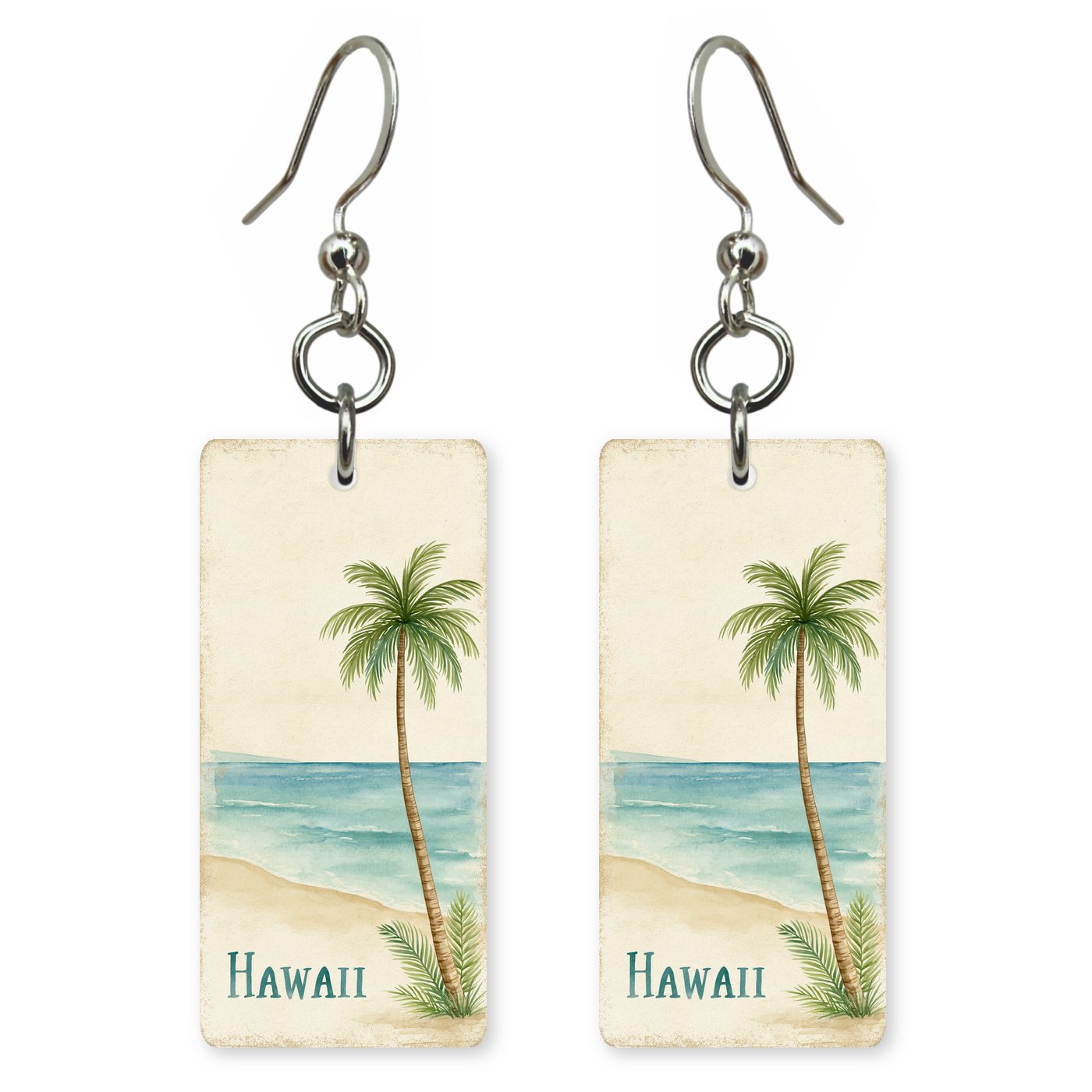 Palm Beach — She's Choosing earrings, shown as a pair