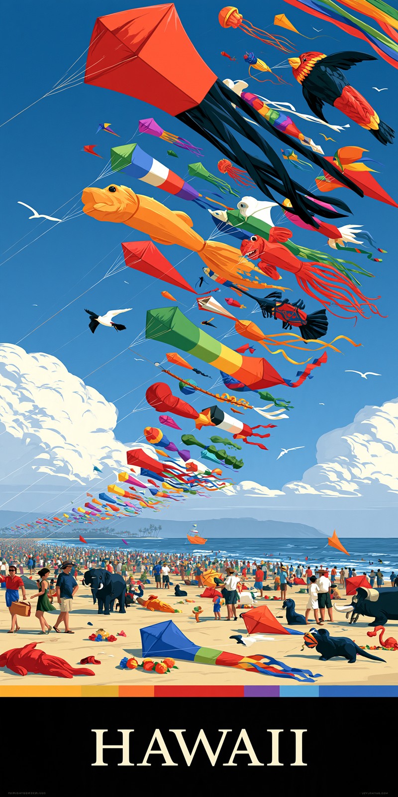 She's Choosing Hawaii Earrings | Kite Festival | SC11B3