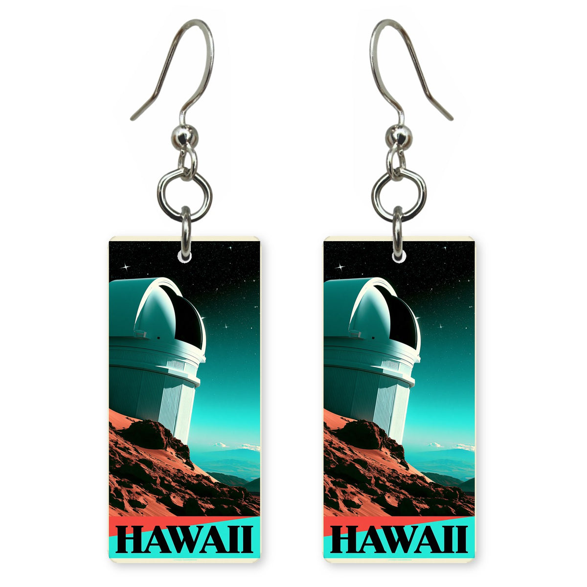 Hawaii mauna kea summit earrings