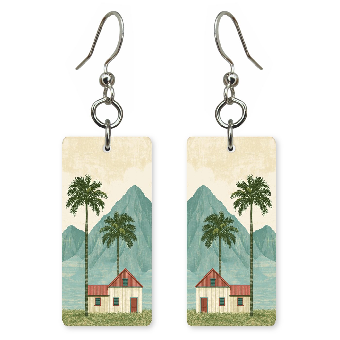 Island Cottage — She's Choosing earrings, shown as a pair