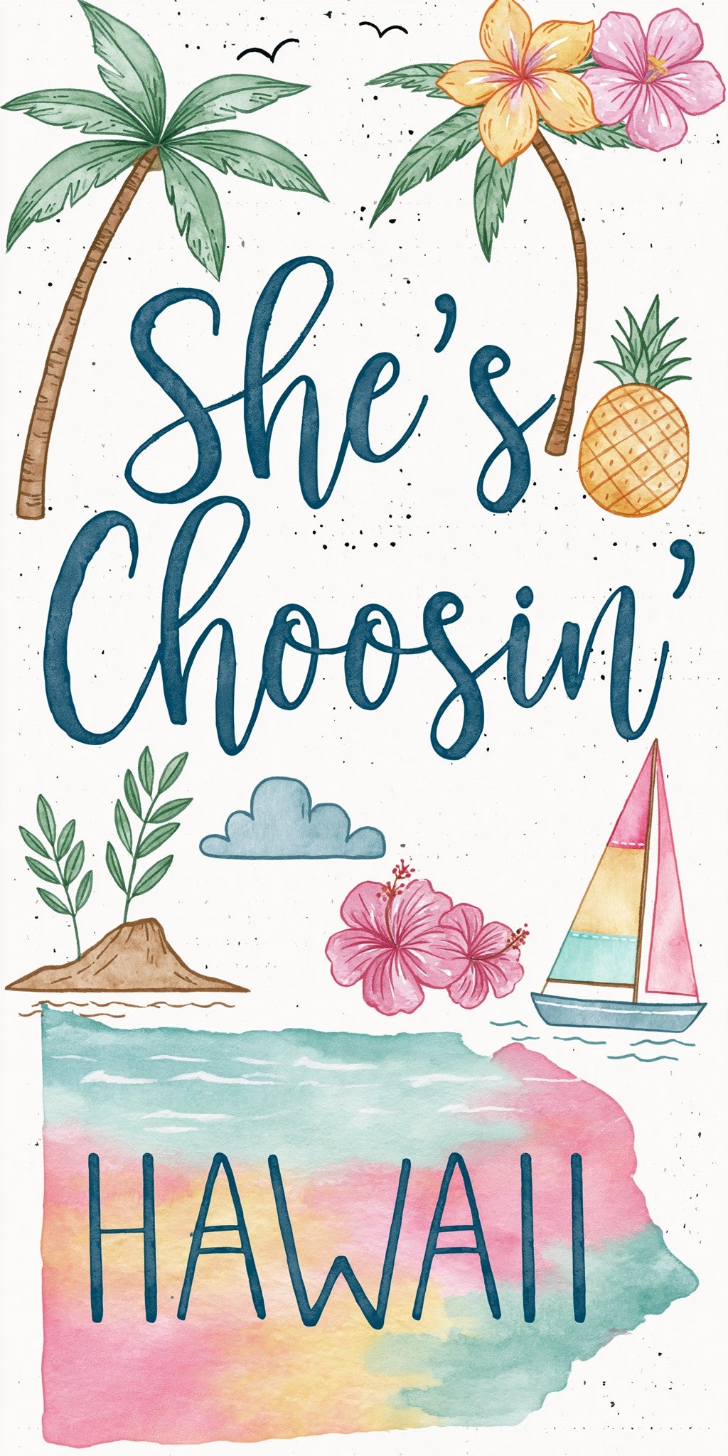 Tropical Sail — full design art