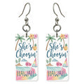 Tropical Sail — She's Choosing earrings, shown as a pair