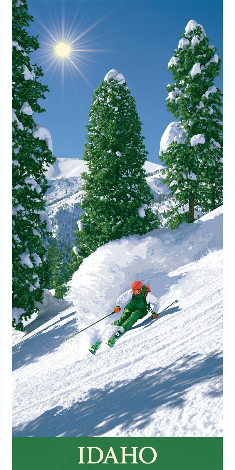 She's Choosing Idaho Earrings | Sun Valley Powder | SC12B2