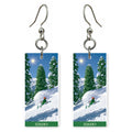 Idaho sun valley powder earrings