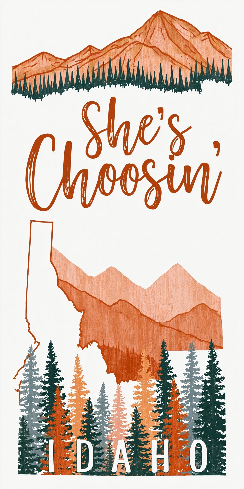 Mountain Sketch — full design art