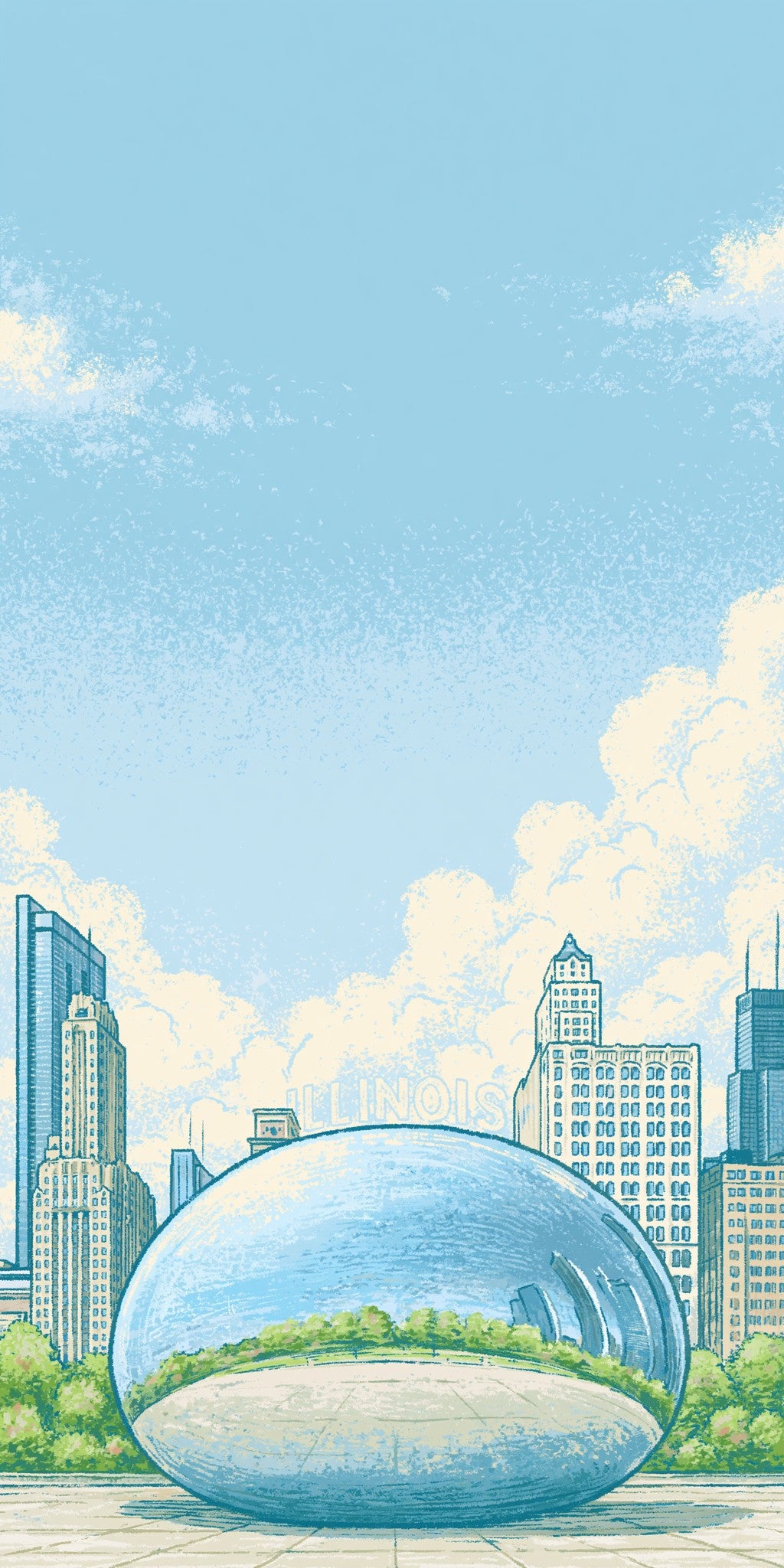 Cloud Gate Bean — full design art
