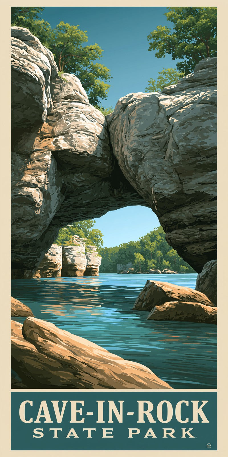 She's Choosing Illinois Earrings | Cave-In-Rock State Park | SC13B9