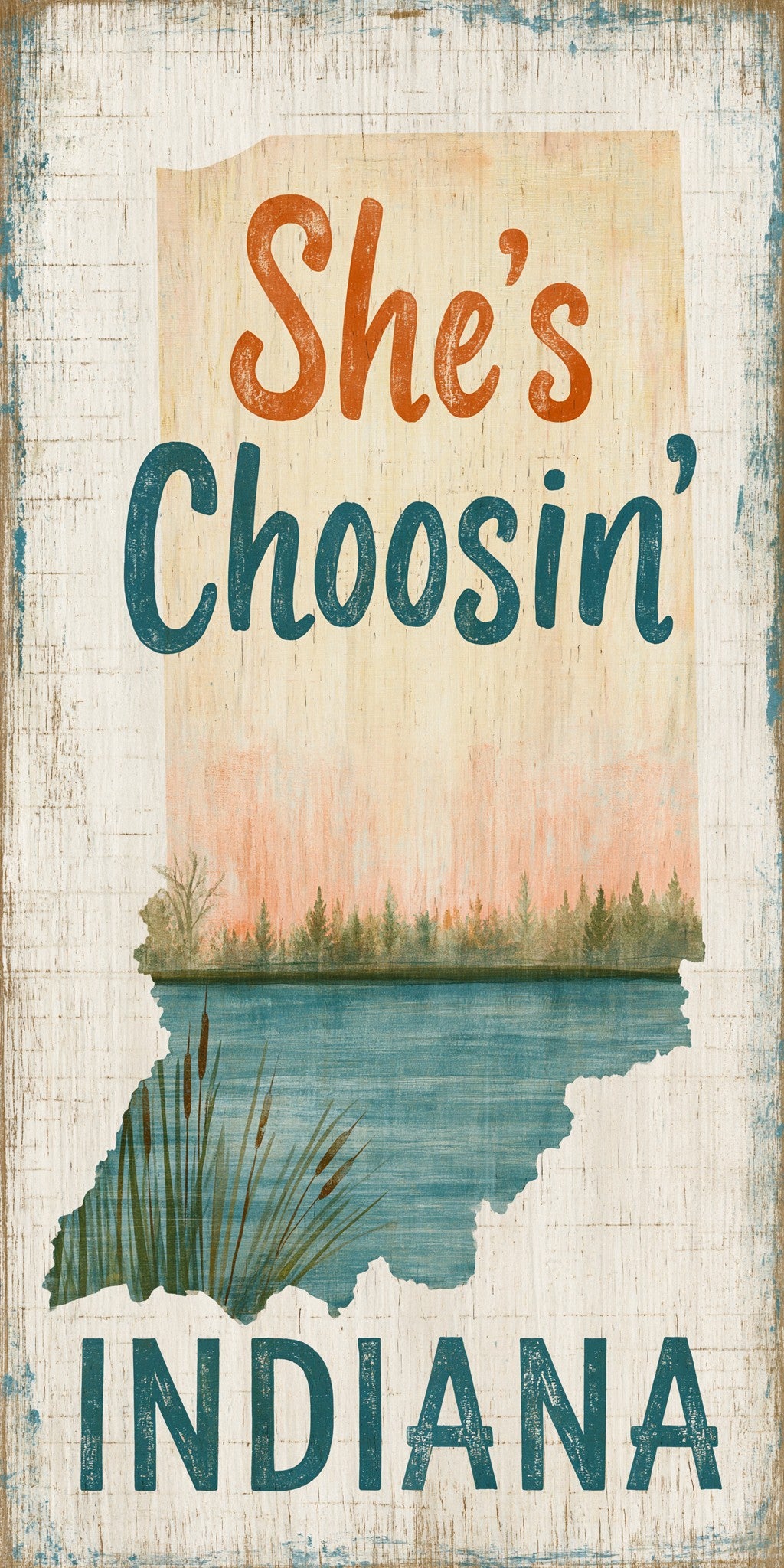 Cornfield Sunset — full design art