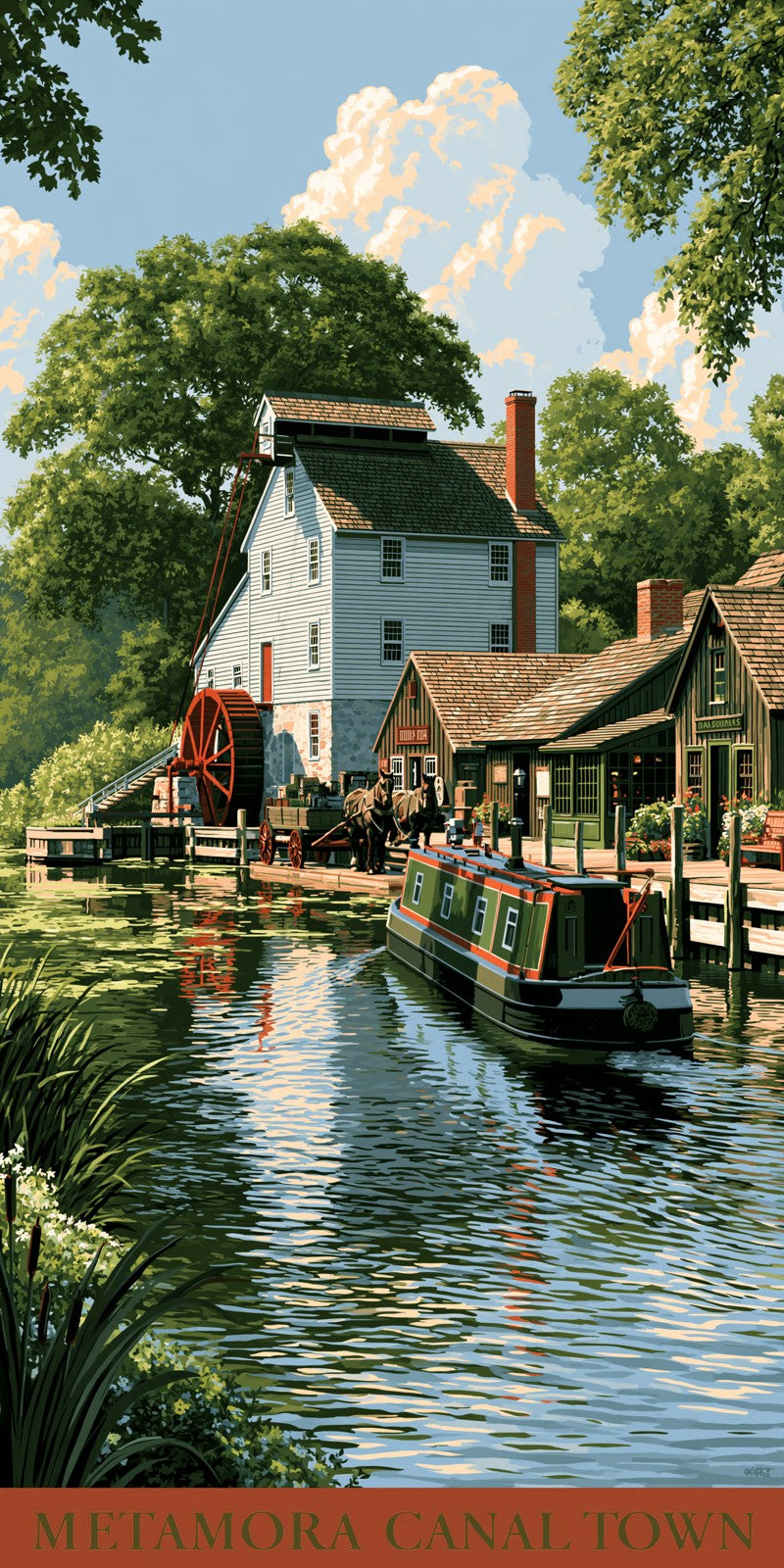 She's Choosing Indiana Earrings | Metamora Canal Town | SC14B10