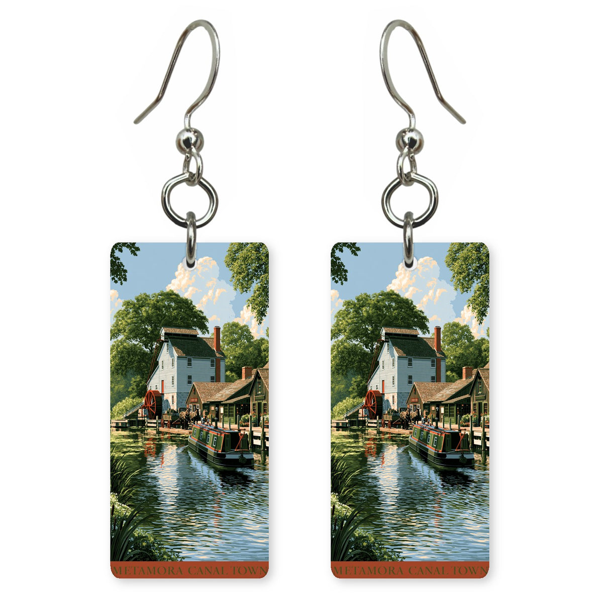 Indiana metamora canal town earrings