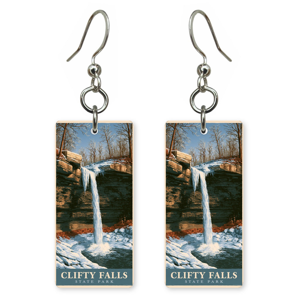 Indiana clifty falls earrings
