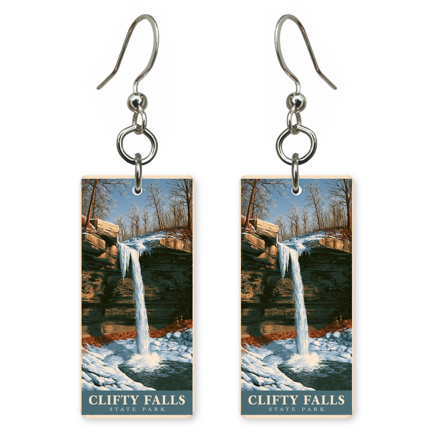 Indiana clifty falls earrings
