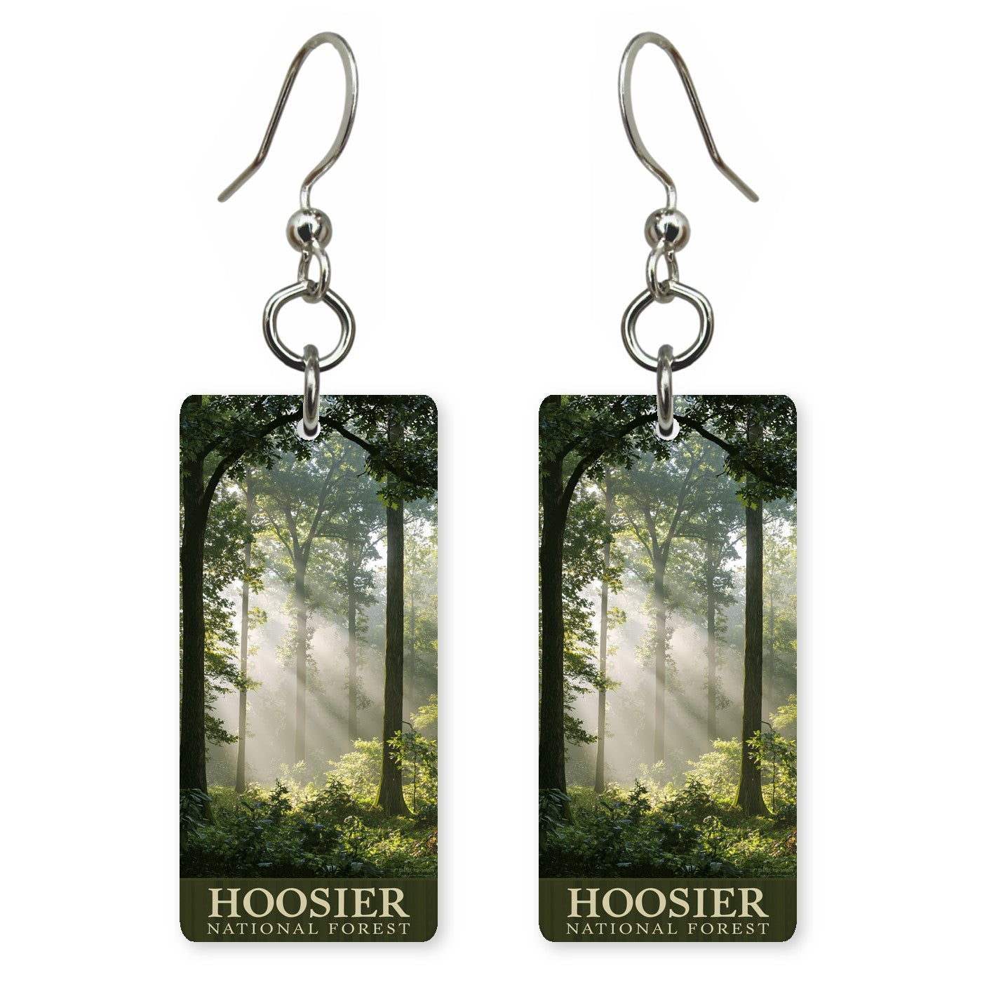 Indiana hoosier national forest earrings