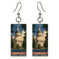 Indiana indiana state capitol earrings