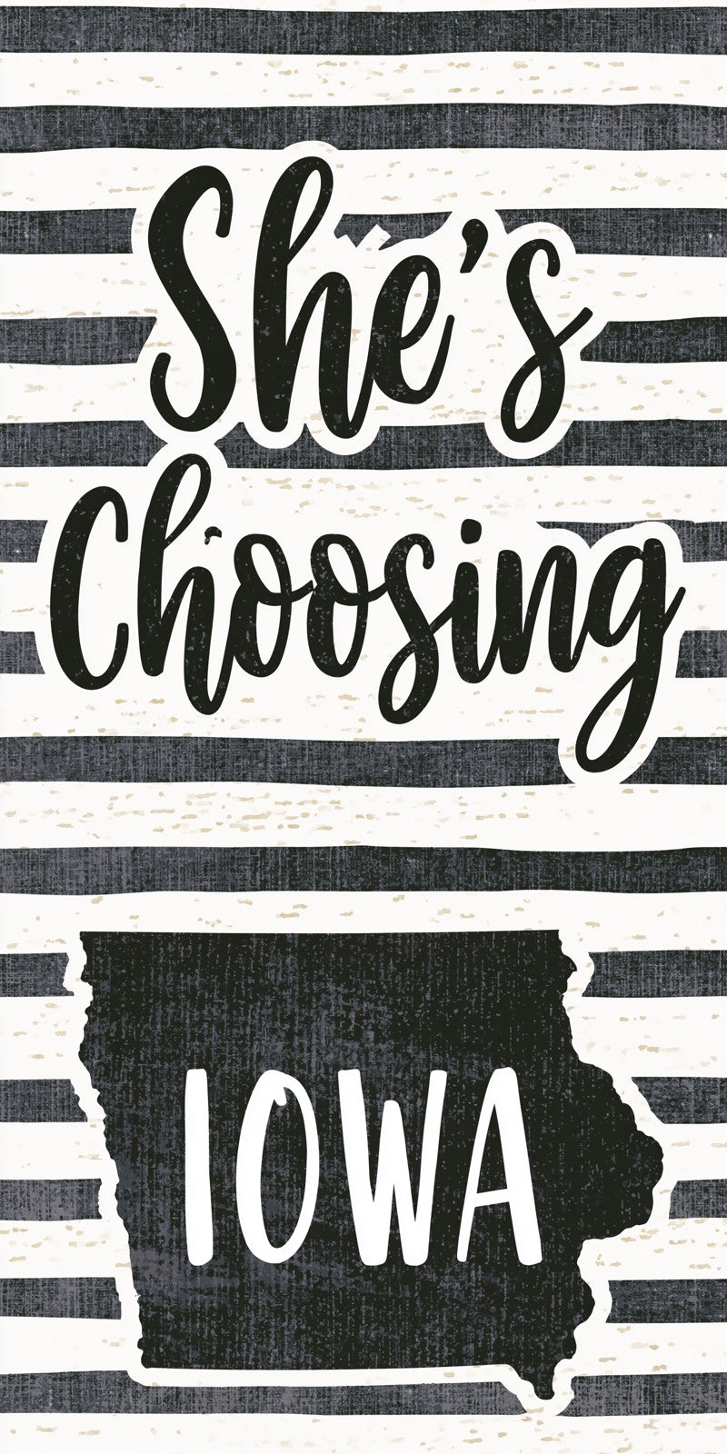 She's Choosing Iowa Earrings | Iowa Stripes | SC15B1