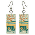 Sunrise Farm Poster — She's Choosing earrings, shown as a pair