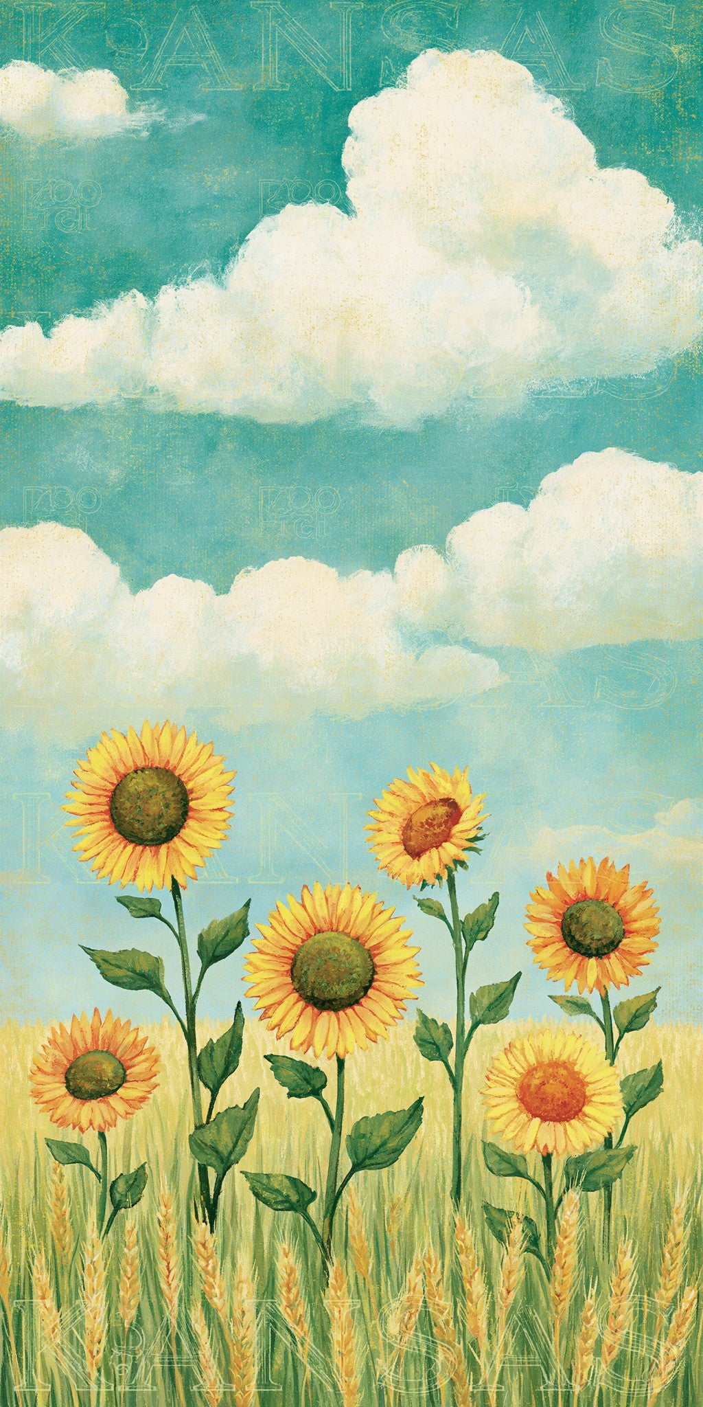 Sunflower Sky — full design art