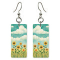 Sunflower Sky — She's Choosing earrings, shown as a pair