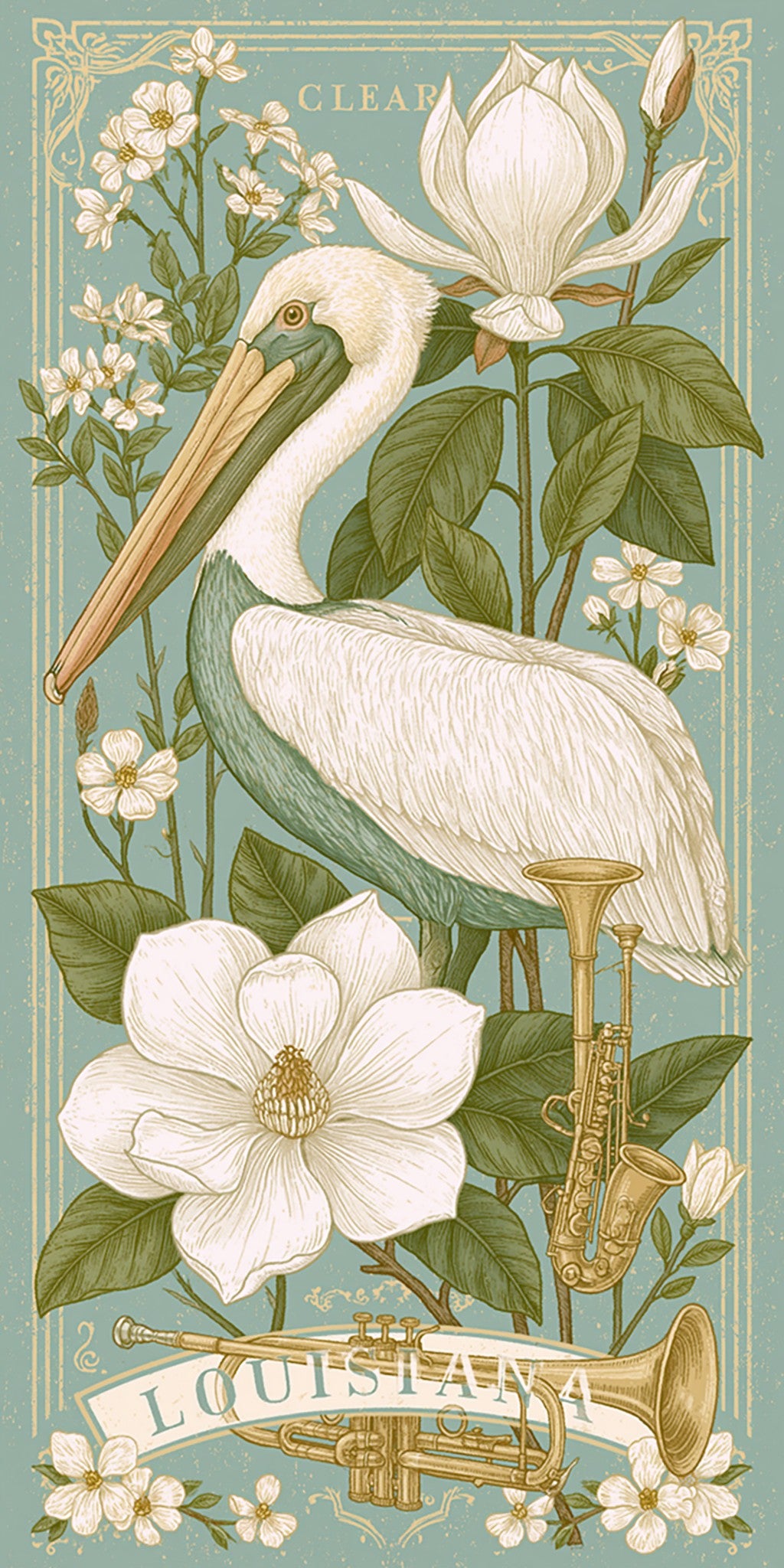 Pelican Magnolia — full design art