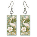 Pelican Magnolia — She's Choosing earrings, shown as a pair