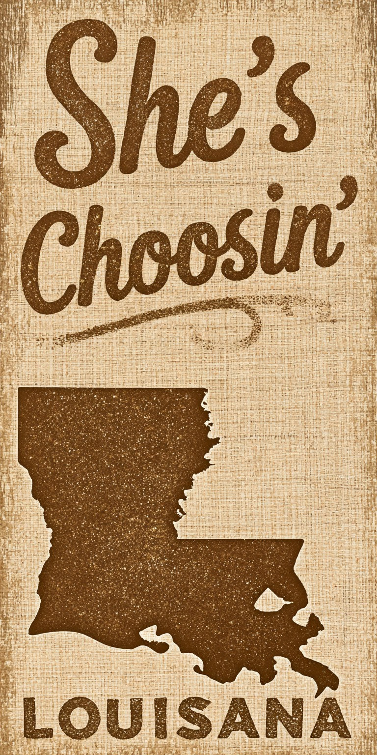 Brown Burlap — full design art