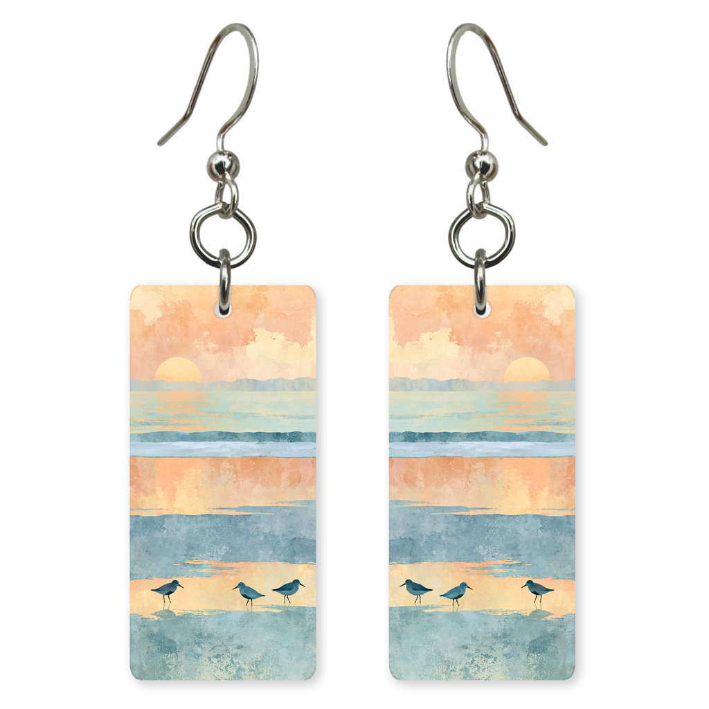 She's Choosing Maine Earrings | Sandpiper Sunset Beach