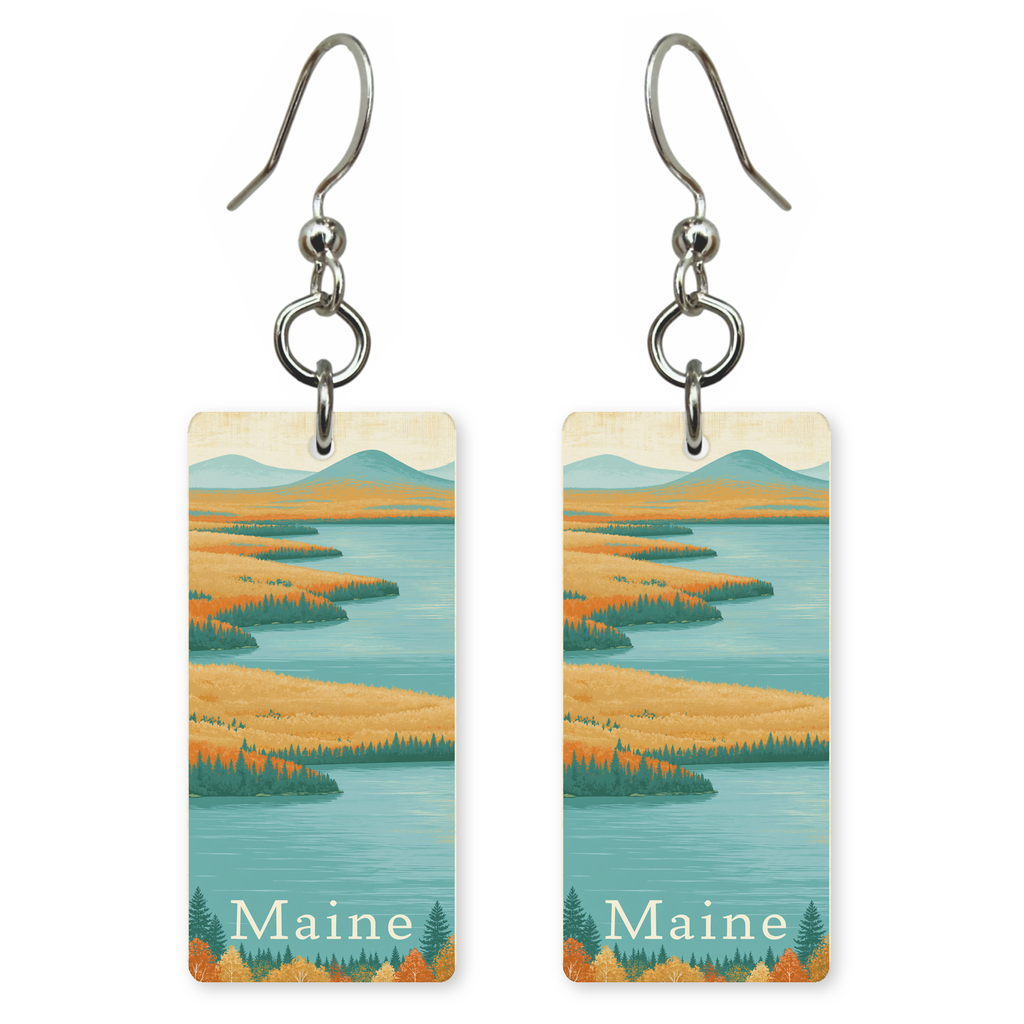 She's Choosing Maine Earrings | Autumn Lakes Vista