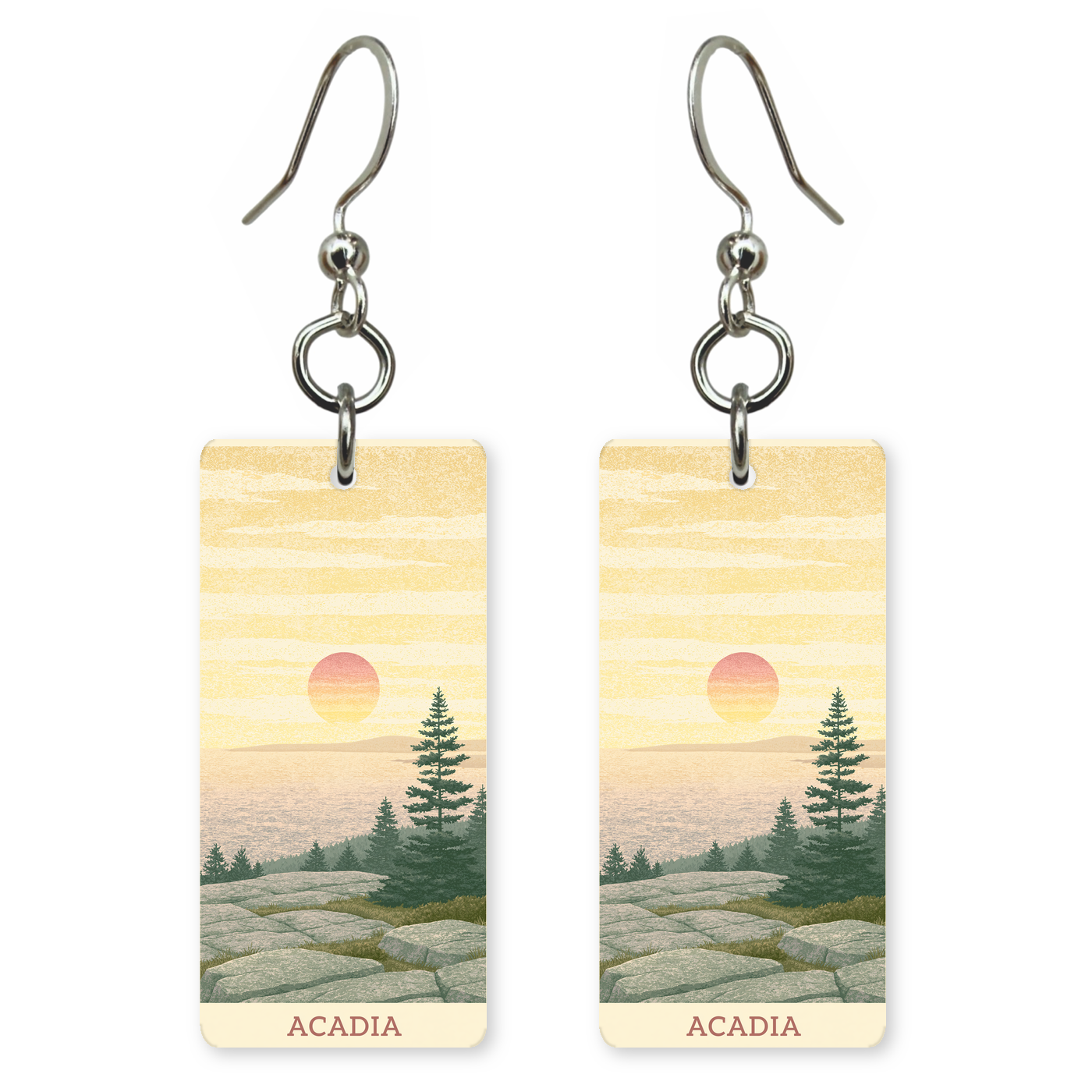 She's Choosing Maine Earrings | Acadia Sunrise
