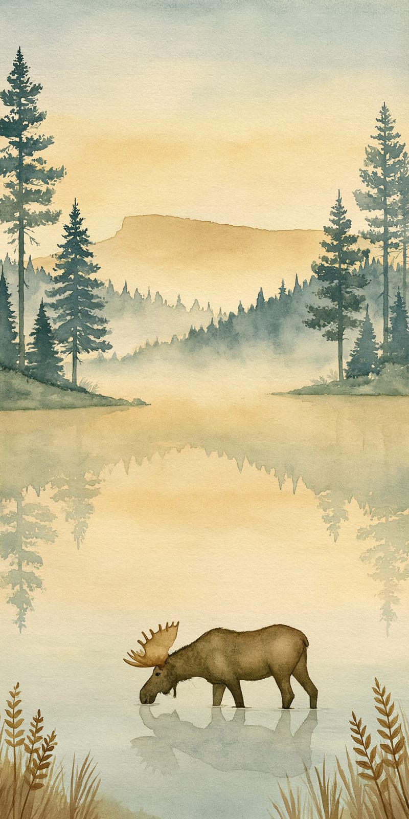 She's Choosing Maine Earrings | Woodland Moose Pond