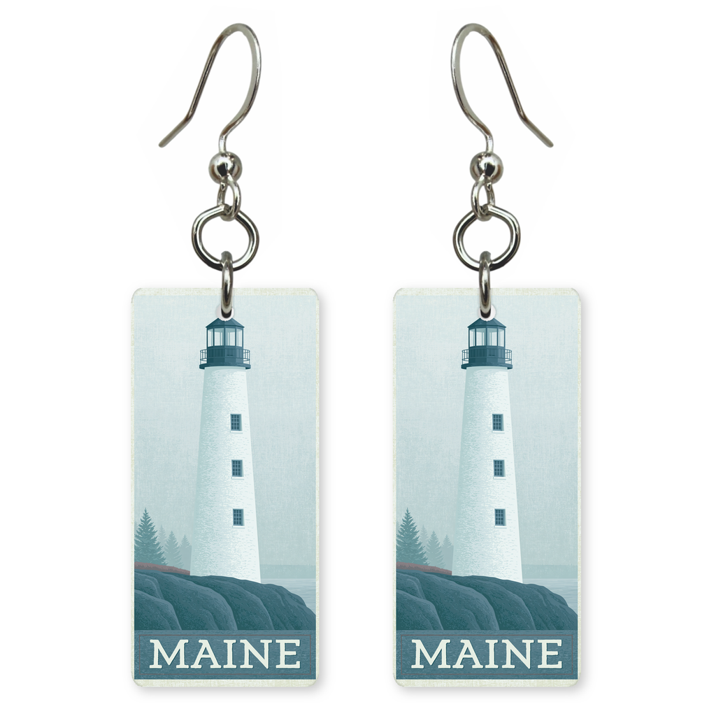 She's Choosing Maine Earrings | Coastal Lighthouse Maine