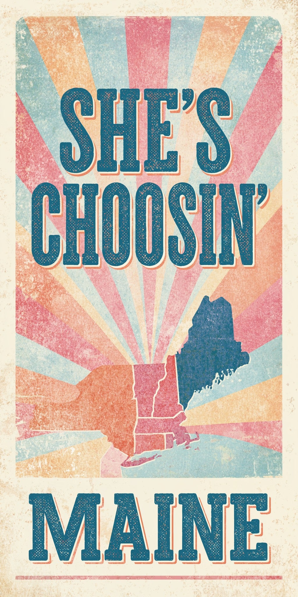 Sunburst Poster — full design art