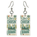 Forest Lake Poster — She's Choosing earrings, shown as a pair