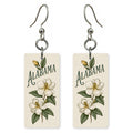 Magnolia Bloom — She's Choosing earrings, shown as a pair